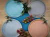 CreaTable, 17728, Vintage Nature Bunt, Pizzateller 4-tlg, Produktbild-Vorschau 3