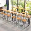 4er Set Barhocker – Gastronomiemöbel, Massivholz-Hocker, Produktbild-Vorschau 2
