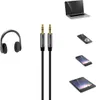 deleyCON 1,5m Nylon 3,5mm Klinke Audio Stereo AUX Kabel Produktbild-Vorschau 3