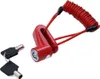 Bremsscheibenschloss + Erinnerungskabel Motorrad Moped Produktbild-Vorschau 3