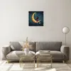Bilder auf glas - Einteilig - Kinder Mädchen Mond - 40x40cm Produktbild-Vorschau 7