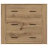 vidaXL Artisan dubový príborník 80x33x70 cm materiál na Náhľad obrázku produktu 5