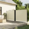 The Living Store Store latéral extensible Crème 180x600 cm Voir les images du produit 2
