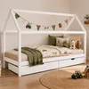 Homestyle4u Kinderbett 90x200 mit Matratze mit  Standard Produktbild-Vorschau 1