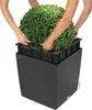 LECHUZA Pot de fleurs CUBE Cottage 50 Granit | Pot de Voir les images du produit 3