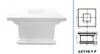 PRESTIGE DECOR Säule mit Steg-Kannelierung 255x255mm Produktbild-Vorschau 4