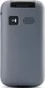 The back of a gray Panasonic senior phone is shown against a white background. Produktbild-Vorschau