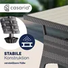CASARIA® Polyrattan Ecklounge Set WPC Esstisch Ecksofa Produktbild-Vorschau 7