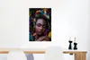 MuchoWow® Poster Blätter - Frau - Blumen 60x90 cm - Produktbild-Vorschau 5