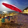 Sonnenschirm mit LED Beleuchtung Ampelschirm 300 cm Garten Produktbild-Vorschau 5