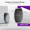 PURPLE LEAF Sonnenschirm mit LED Solar Beleuchtung Produktbild-Vorschau 3