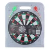 Cible de fléchettes de 24 cm + 2 fléchettes de rechange, Voir les images du produit 13