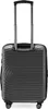 A dark gray suitcase with a retractable handle and wheels, shown from the back on a white background. Anteprima dell’immagine prodotto