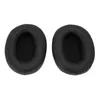 Two black ear pads for headphones are shown against a white background. Produktbild-Vorschau