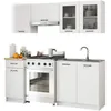 Küchenzeile OLIWIA 1.8m Modulares Weiß B180xH203xT46 cm Produktbild-Vorschau 1