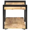 vidaXL TV-Schrank 90x40x40 cm Raues Mangoholz -  TV-Möbel Produktbild-Vorschau 4