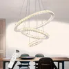 60W LED Kristall Deckenleuchte, Moderne Pendelleuchte Rund Produktbild-Vorschau 4