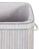 BELIANI Koš na prádlo šedý bambus polyester se snímatelným Náhled obrázku produktu 8