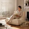 ProximaX  Teddy Sitzsack Beige Liegesessel mit Form-Schaum, Produktbild-Vorschau 10