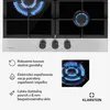 Klarstein Plynový varič 3-horákový, 6,2 kW vstavaný plynový Náhľad obrázku produktu 5