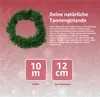 Weihnachtsgirlande Ø 10 cm grün 10 Meter - künstliche Produktbild-Vorschau 4