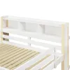 Lit mezzanine 140 x 200 cm avec éclairage LED et escalier, Voir les images du produit 17