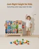 VEVOR Regał Montessori 3-poziomowy regał dziecięcy z Podgląd zdjęcia produktu 5