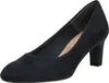 Tamaris Damen Pumps klassisch rund Blockabsatz samtige Produktbild-Vorschau 10