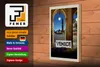 Holzschild Reise 20x30cm Venice Italien Nacht Architektur Produktbild-Vorschau 4