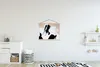 MuchoWow® Textilposter Schwarz - Abstrakt - Design 60x45 cm Produktbild-Vorschau 2