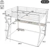 Sweiko lit mezzanine 90x200cm , lumière d'ambiance, support Voir les images du produit 3