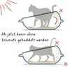 2er Set Katzenklo ohne Deckel Doppelpack Katzentoilette mit Produktbild-Vorschau 4