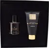 A gift set containing a perfume bottle and a shower gel tube, presented in a black box. Anteprima dell’immagine prodotto
