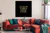 MuchoWow® Poster Zitat - Gewohnheit - Schwarz und Gold Produktbild-Vorschau 2