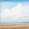 ARTland Glasbild Am Strand entlang II Größe: 30x30 cm Produktbild-Vorschau 1