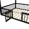 Flieks Kinderbett Hausbett Metallbett 140x200cm mit Tür, Produktbild-Vorschau 8