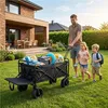 Skladací prepravný vozík Baby Mix, čierna farba Náhľad obrázku produktu 2