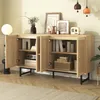 Kommode,Sideboard mit echtem Rattangeflecht, Küchenschrank Produktbild-Vorschau 5
