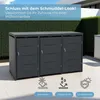 Metall Mülltonnenbox 3er Mülltonnenverkleidung 196 x118 cm Produktbild-Vorschau 4