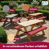 Coemo Kinder-Sitzgruppe Grau Picknicktisch mit Polster Produktbild-Vorschau 6