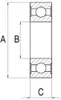 10 Stk - 6205-2RS1/C3 Kugellager - Passend für: Ace Produktbild-Vorschau 2