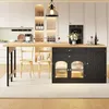 Isola cucina estendibile con piano girevole a 360°, tavolo Anteprima dell’immagine prodotto 3