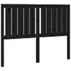 vidaXL Kopfteil Schwarz 125,5x4x100 cm Massivholz Kiefer -  Produktbild-Vorschau 3