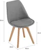 Deuline® Esszimmerstühle Grau-Stoffbezug Esszimmerstuhl Produktbild-Vorschau 7