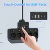 5 Fach Steckdosenleiste USB Mehrfachsteckdose Einzeln Produktbild-Vorschau 2
