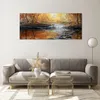 Bilder auf glas - Bach Park Baum - 120x50cm - Glasbilder - Produktbild-Vorschau 7