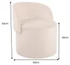 riess-ambiente Sessel LUNA 65cm champagner greige Bouclé Produktbild-Vorschau 7