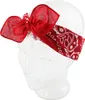 Bandana Tuch Paisley Muster 02 rot weiß quadratisches Produktbild-Vorschau 4