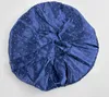 INF Bonnet de nuit en satin avec strass Bleu marine Voir les images du produit 3