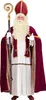 Nikolaus Kostüm Set – Erzbischof Verkleidung mit Perücke, Produktbild-Vorschau 2